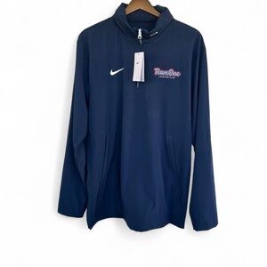 Nike navy blue Team One Lacrosse Club quarter zip sweatshirt Size M